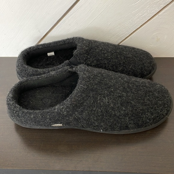 Acorn Wool Blend Men's 10.5-11.5 Digby Gore, Black Tweed - Picture 1 of 9